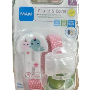 MAM Clip It! & Cover Attache-sucette 0+ mois